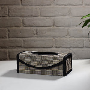 Black - Madur Grass Tissue Box (4 x 10 in) 01