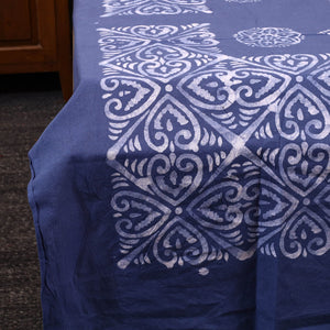 Blue - Cotton Hand Batik Print Single Bedsheet (91 x 57 ) 19