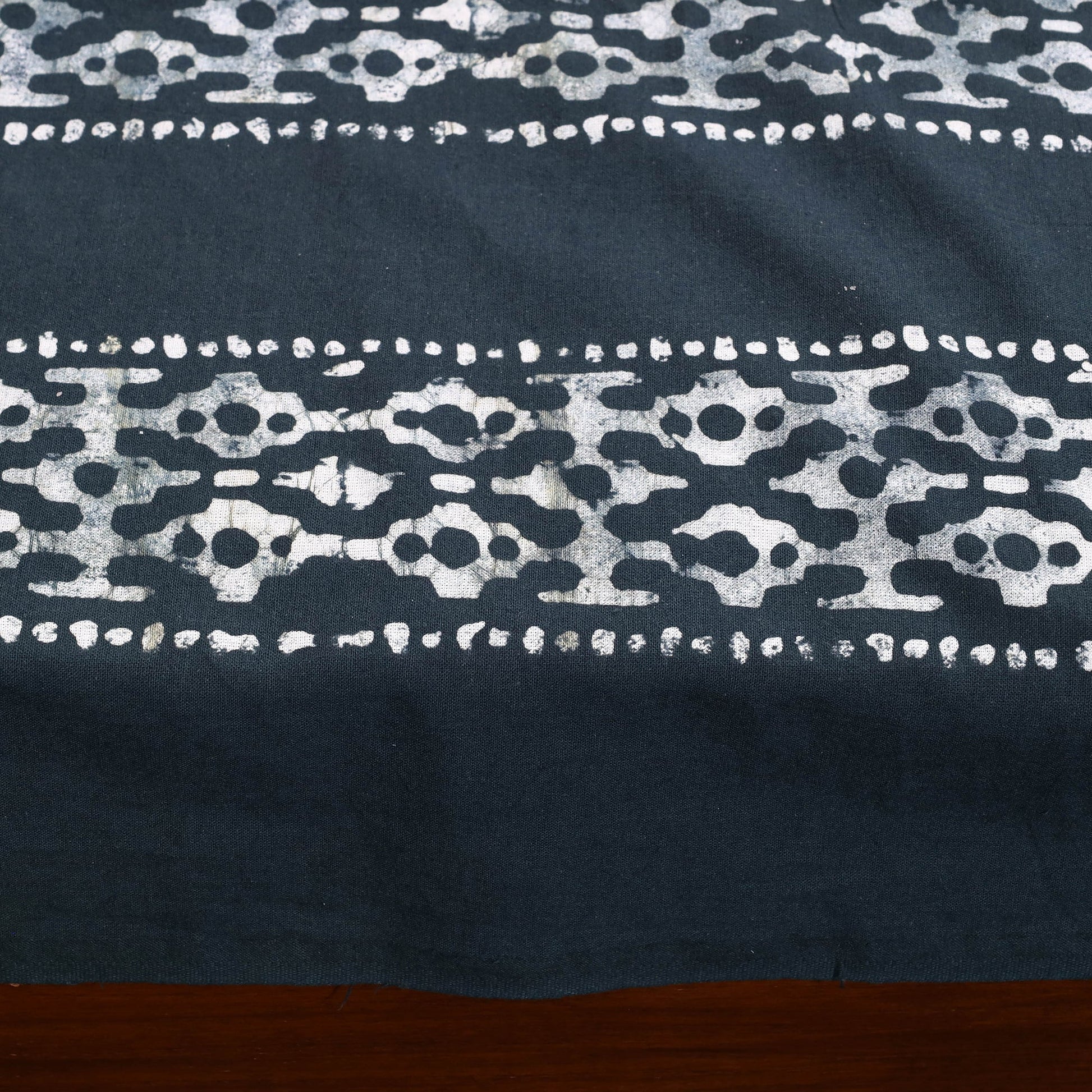 Black - Cotton Hand Batik Print Single Bedsheet (91 x 57 ) 21