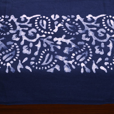 Blue - Cotton Hand Batik Print Single Bedsheet (91 x 57 ) 22