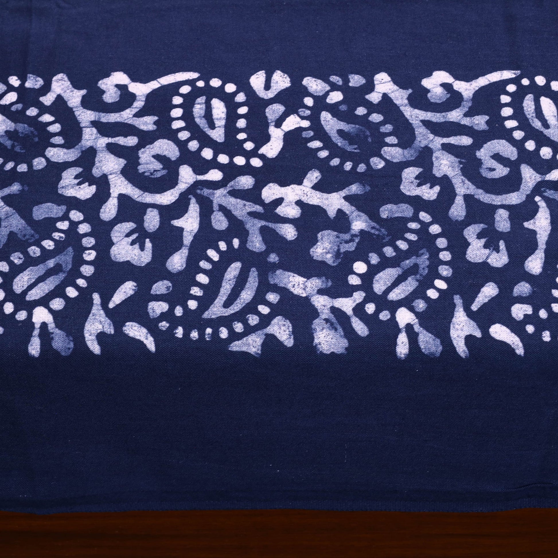 Blue - Cotton Hand Batik Print Single Bedsheet (91 x 57 ) 22