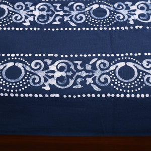 Blue - Cotton Hand Batik Print Single Bedsheet (91 x 57 ) 24
