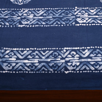 Blue - Cotton Hand Batik Print Single Bedsheet (91 x 57 ) 27