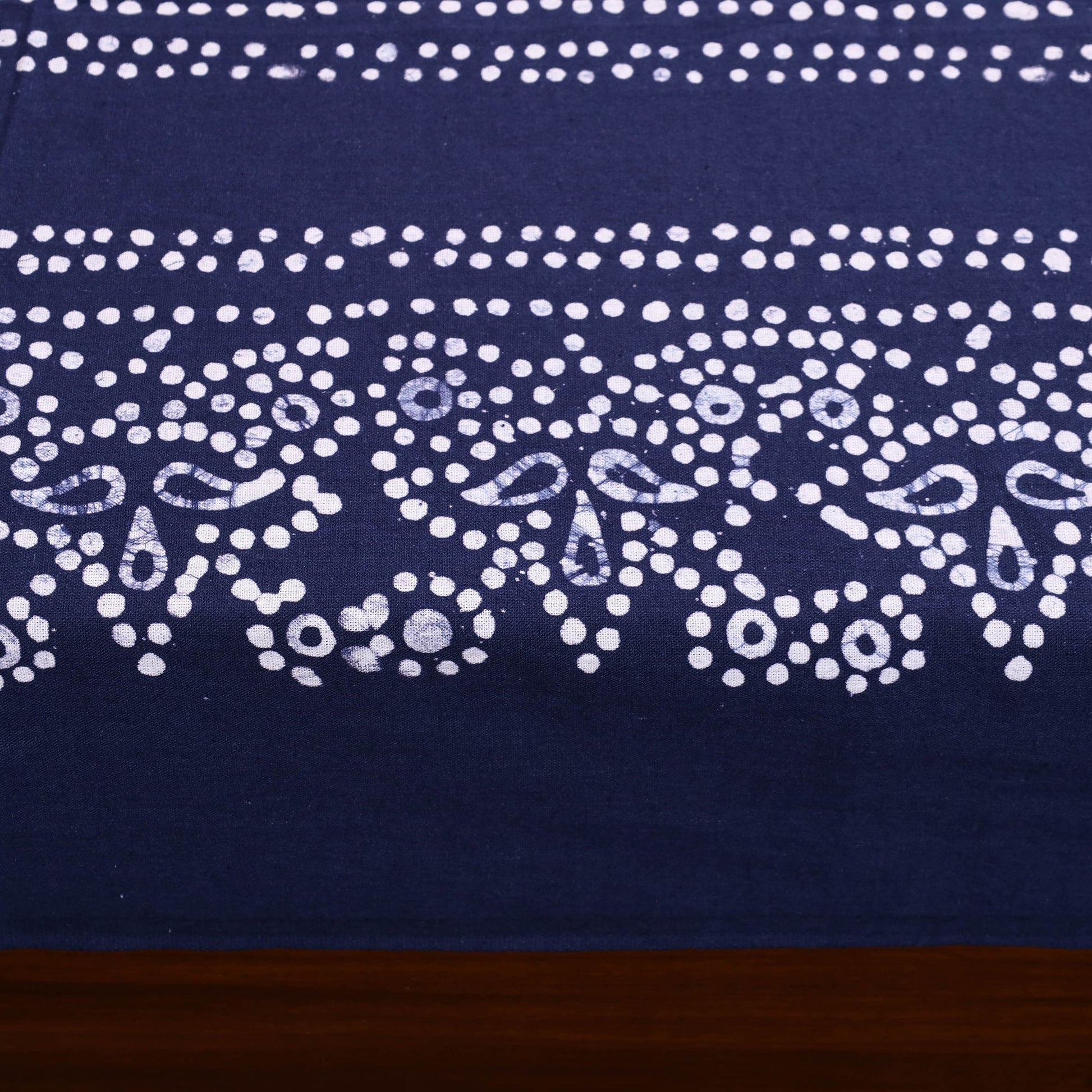 Blue - Cotton Hand Batik Print Single Bedsheet (91 x 57 ) 29