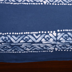 Blue - Cotton Hand Batik Print Single Bedsheet (91 x 57 ) 31