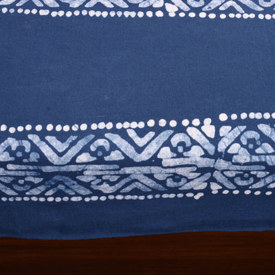 Blue - Cotton Hand Batik Print Single Bedsheet (91 x 57 ) 31