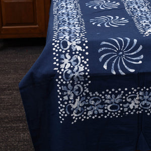 Blue - Cotton Hand Batik Print Single Bedsheet (91 x 57 ) 33