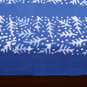 Blue - Cotton Hand Batik Print Single Bedsheet (91 x 57 ) 38