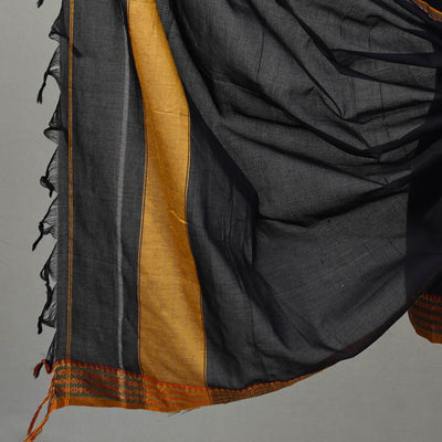 Black - 3pc Traditional Cotton Dharwad Dress Material 08