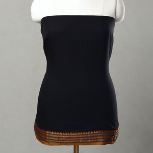 Black - 3pc Traditional Cotton Dharwad Dress Material 08