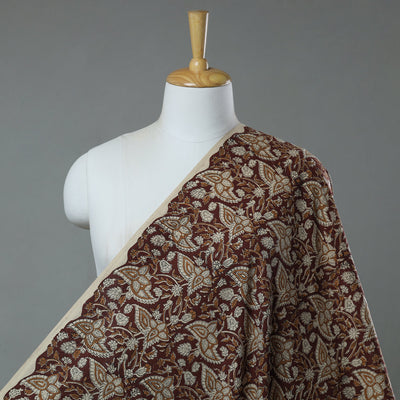 Brown - Bagru Block Print Cotton Fabric 37