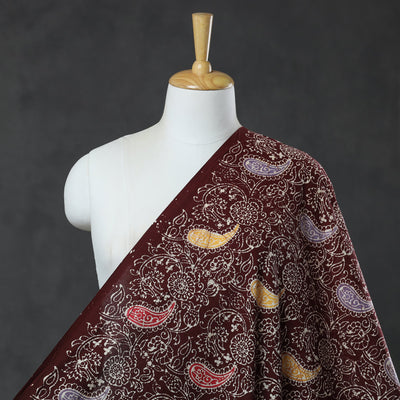 Brown - Indonesian Style Cotton Batik Print Fabric 39