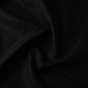Black - Handloom Pure Linen Bhagalpuri Fabric 01