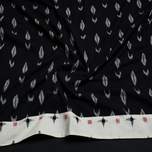 Black - Cotton Pochampally Ikat Blouse Piece 03