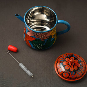 Bengal Patua Handpainted Stainless Steel Oil Dispenser 19