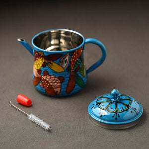 Bengal Patua Handpainted Stainless Steel Oil Dispenser 24