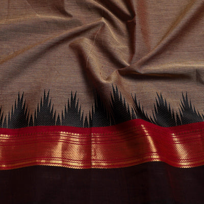 Brown - Kanchipuram Cotton Blouse Piece 57