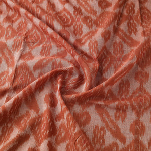 Brown - Maniabandha Ikat Weave Handloom Cotton Fabric 02