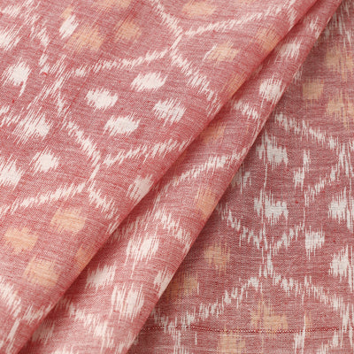Brown - Maniabandha Ikat Weave Handloom Cotton Fabric 06