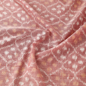Brown - Maniabandha Ikat Weave Handloom Cotton Fabric 06