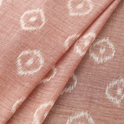 Brown - Maniabandha Ikat Weave Handloom Cotton Fabric 07