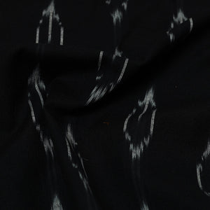 Black - Exclusive! Kutch Embroidery Work Cotton Kurta Material - (2.9 Meter) 32