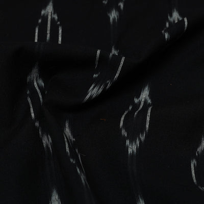 Black - Exclusive! Kutch Embroidery Work Cotton Kurta Material - (2.9 Meter) 32