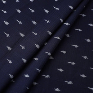 Blue - Cotton Pochampally Ikat Fabric 04