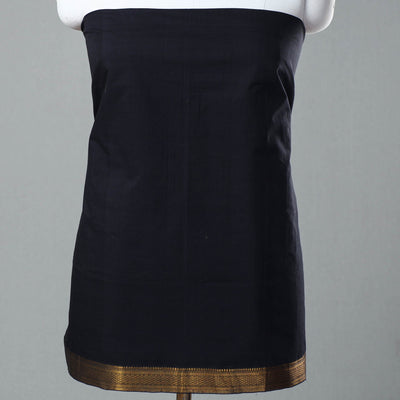 Black - 3pc Handloom Cotton Mangalagiri Dress Material 17