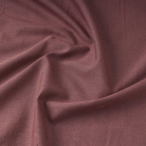 Brown - Prewashed Plain Dyed Flex Cotton Fabric