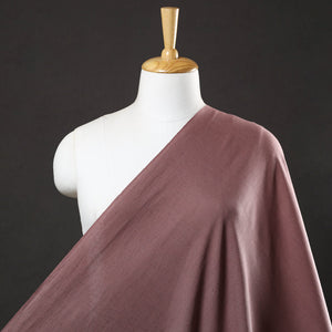 Brown - Prewashed Plain Dyed Flex Cotton Fabric