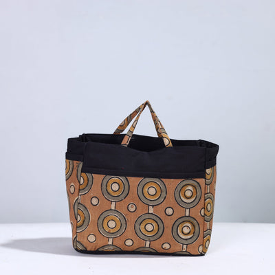 Brown - Handmade Cotton Multipurpose Cosmetic/Toiletry Bag 17
