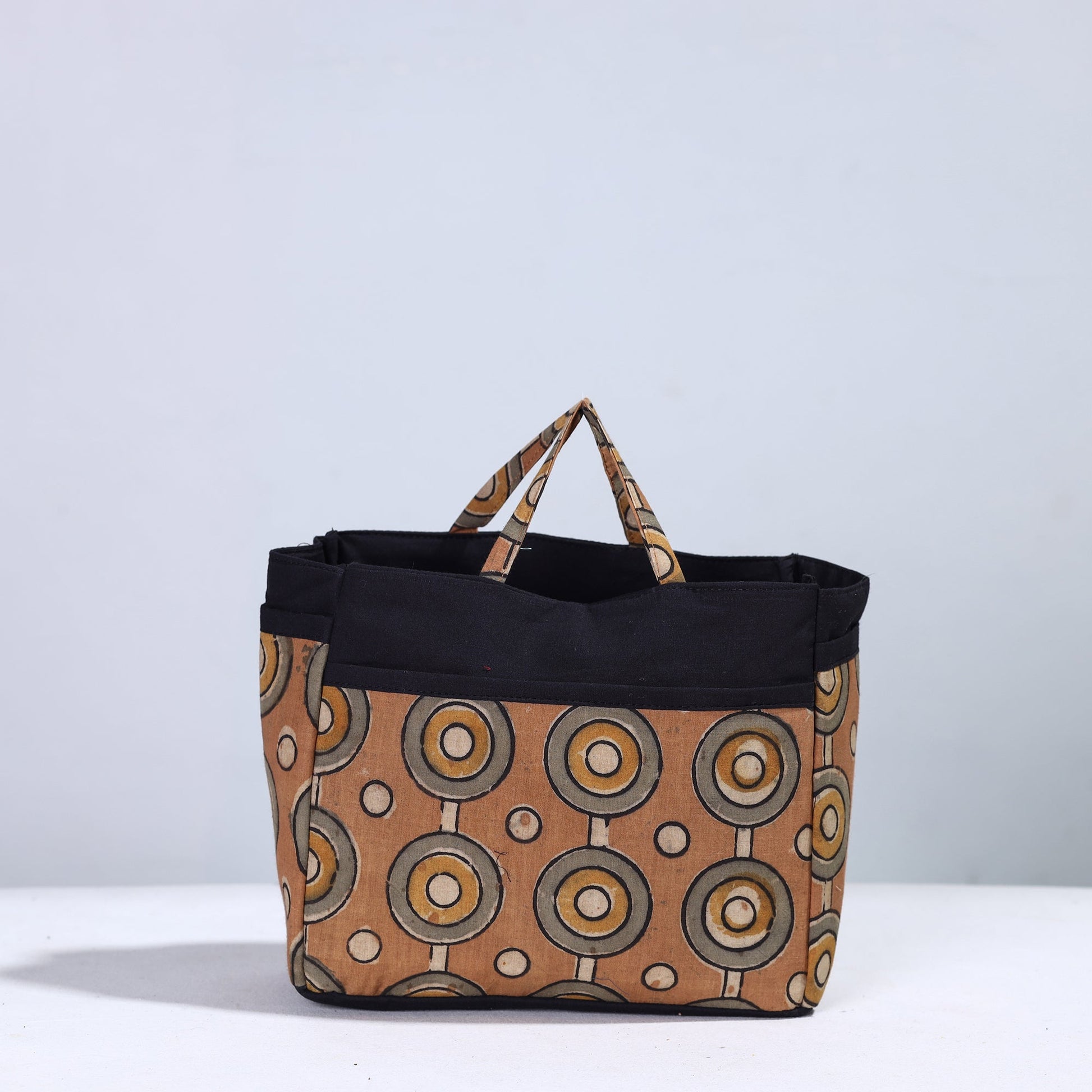 Brown - Handmade Cotton Multipurpose Cosmetic/Toiletry Bag 17