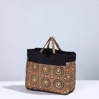 Brown - Handmade Cotton Multipurpose Cosmetic/Toiletry Bag 17