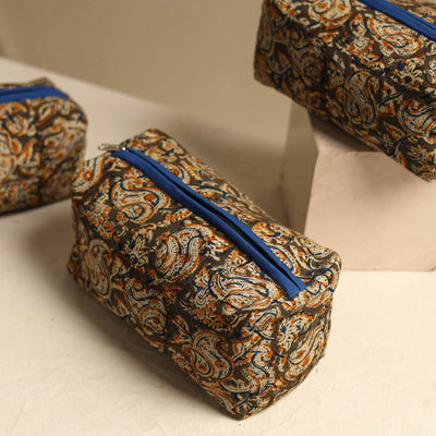Brown - Multipurpose Handmade Toiletry Bags (Set of 3) 05