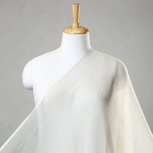 Beige - Traditional Slub Cotton Plain Handloom Fabric 02