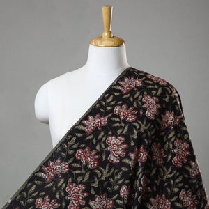 Black - Jahota Block Printed Cotton Fabric 12