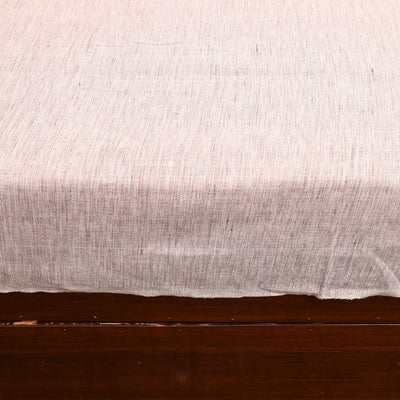 Beige - Plain Cotton Double Handloom Bed Cover (98 x 90 in) 03