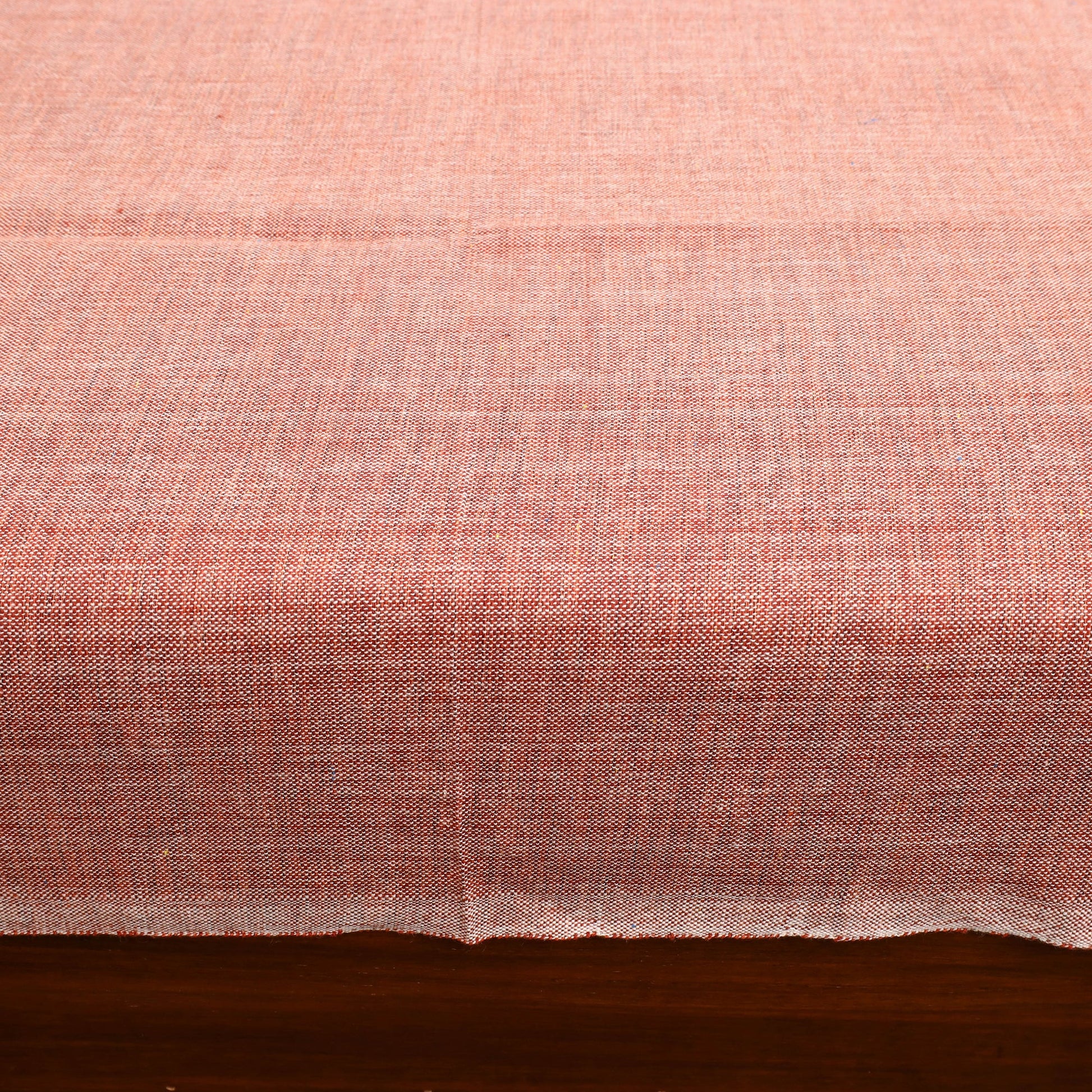 Brown - Plain Cotton Double Handloom Bed Cover (98 x 90 in) 14