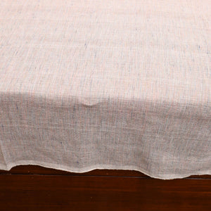 Beige - Plain Cotton Double Handloom Bed Cover (98 x 90 in) 29