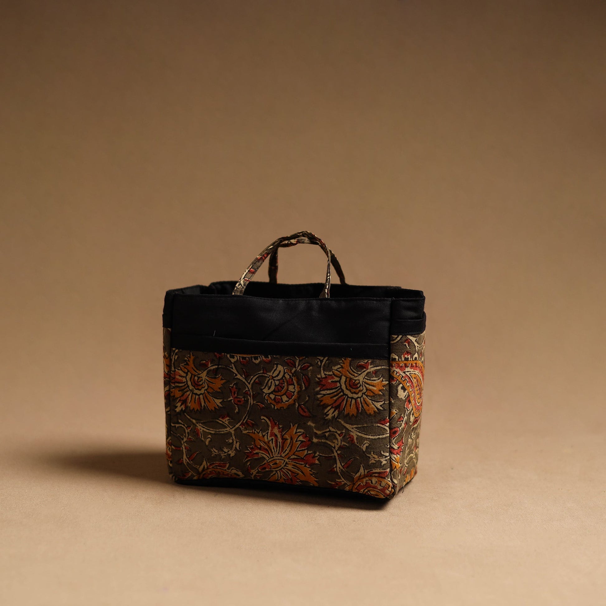 Brown - Handmade Cotton Multipurpose Cosmetic/Toiletry Bag 13