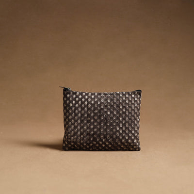 Brown - Handmade Cotton Multipurpose Utility Pouches (set of 3) 01
