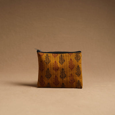 Brown - Handmade Cotton Multipurpose Utility Pouches (set of 3) 02