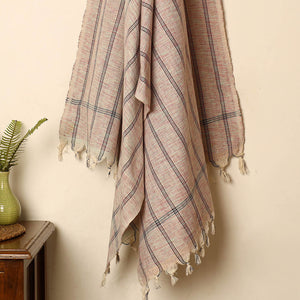 Brown - Handloom Fine Cotton Gamcha Bath Towel 12