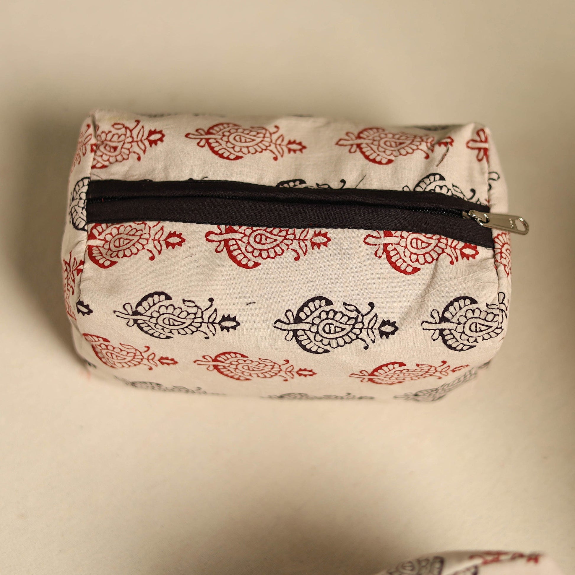 Beige  - Multipurpose Handmade Toiletry Bags (Set of 3) 27
