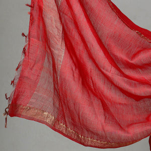 3pc Linen Silk Handloom Plain Dress Material 09
