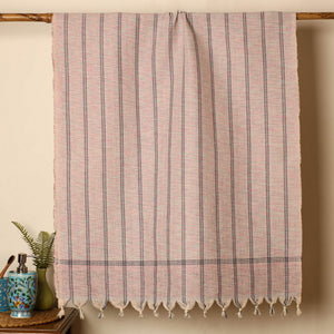 Brown - Handloom Fine Cotton Gamcha Bath Towel 17