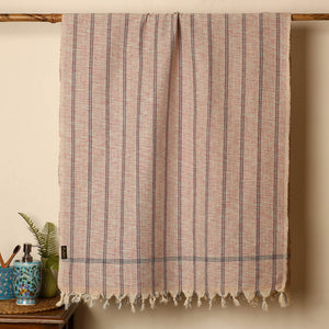 Brown - Handloom Fine Cotton Gamcha Bath Towel 12
