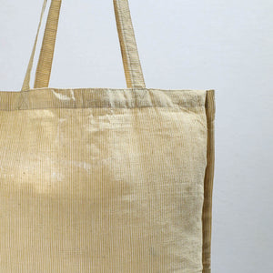 Beige - Jhiri Pure Handloom Cotton Jhola Bag 10