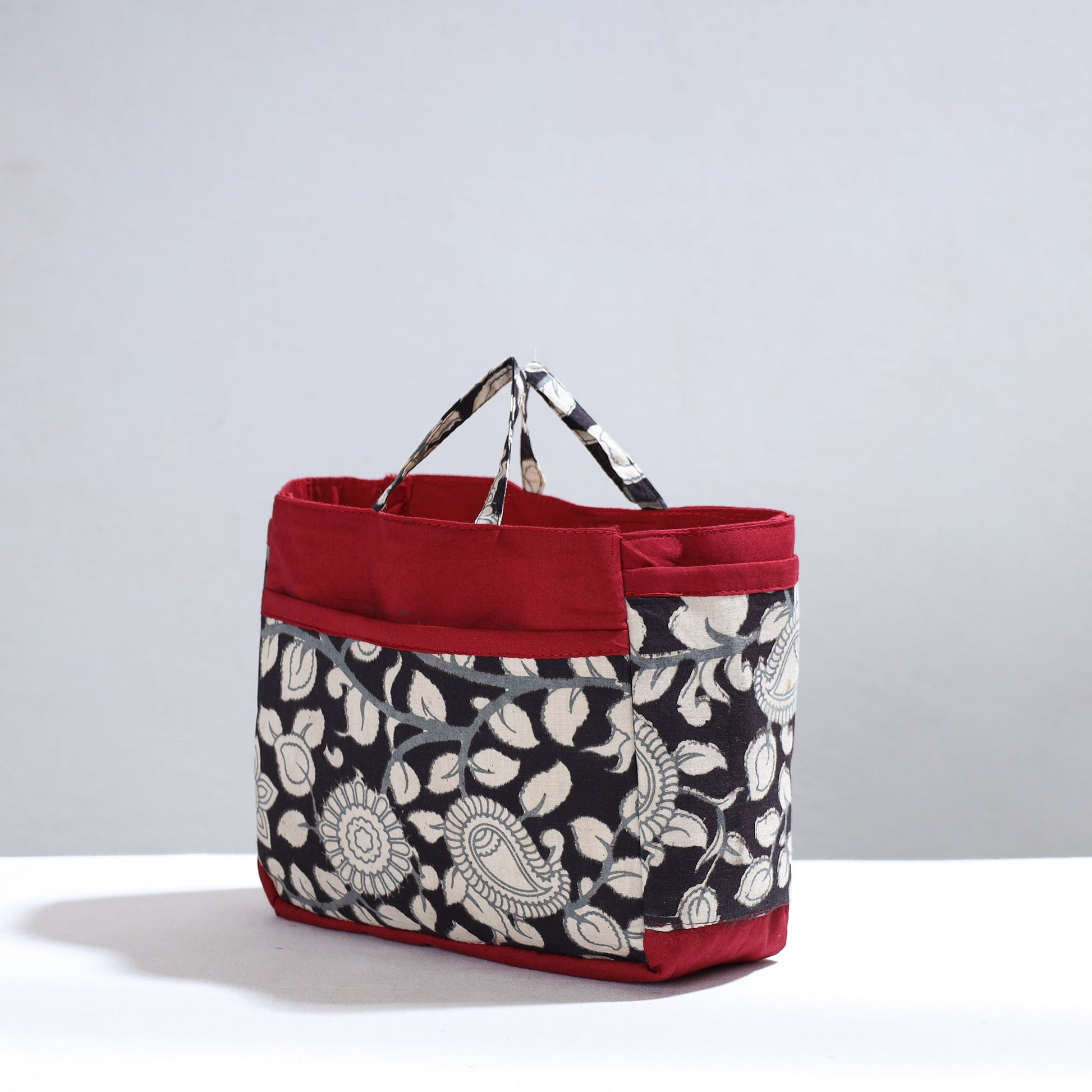 Black - Handmade Cotton Multipurpose Cosmetic/Toiletry Bag 10